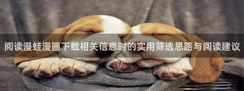 漫画岛网站导航：阅读漫蛙漫画下载相关信息时的实用筛选思路与阅读建议